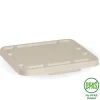 2 & 3-Compartment Natural Plant Fibre BioCane Takeaway Lid