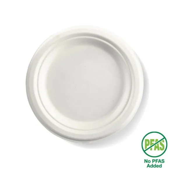18cm / 7" Round Plant Fibre Plate