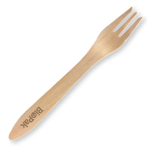 19cm Coated Wood Fork