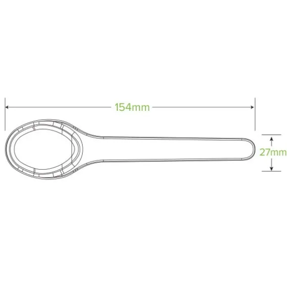 15cm Plant Fibre Spoon