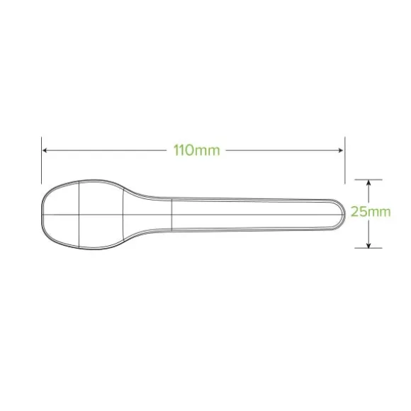 11cm Plant Fibre Teaspoon