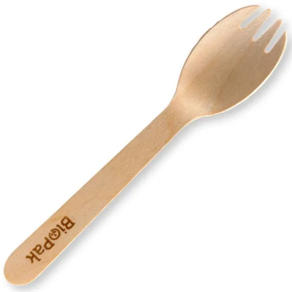 16cm Wood Spork