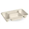 4-Compartment Natural Plant Fibre Takeaway Base