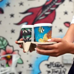 2-Cup Pulp BioCup Tray
