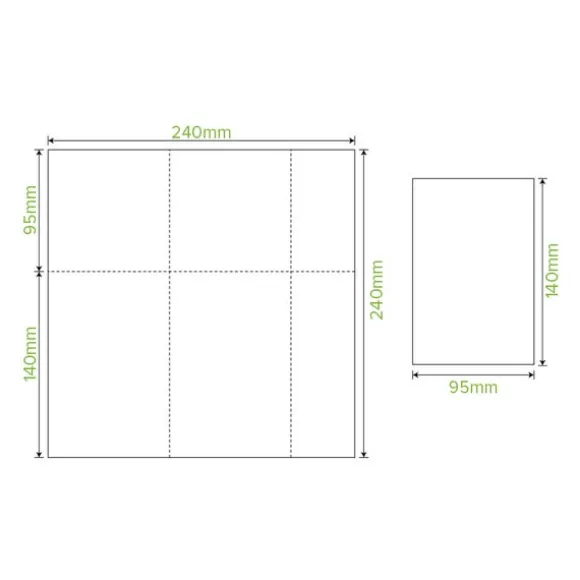 E-Fold Tall 1-Ply White Dispenser BioNapkin
