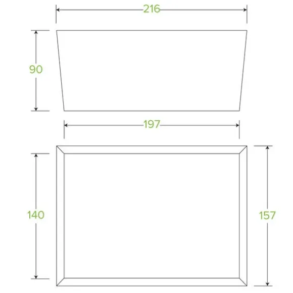 Extra Large BioBoard Lunch Box