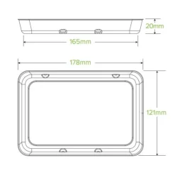 480g Plant Fibre Produce Tray