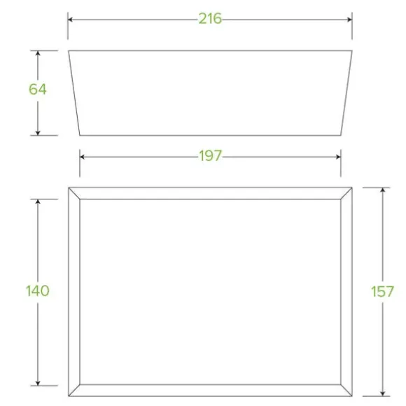 Large BioBoard Lunch Box