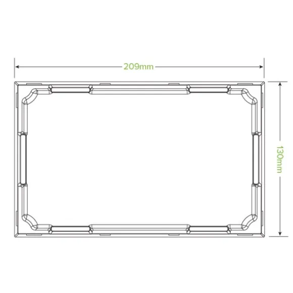 Large PLA Sushi Tray Lid