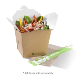 480ml / 16oz BioBoard Noodle Box