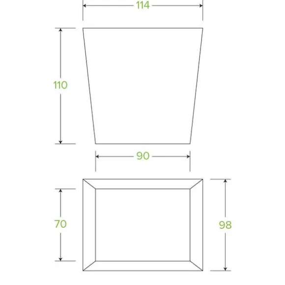 960ml / 32oz BioBoard Noodle Box
