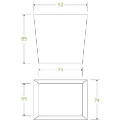480ml / 16oz BioBoard Noodle Box