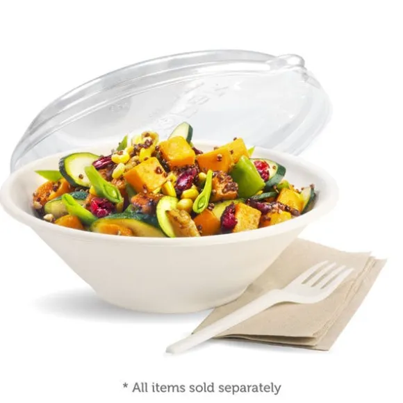 800-1,420ml / 24-48oz Clear RPET BioBowl Lid