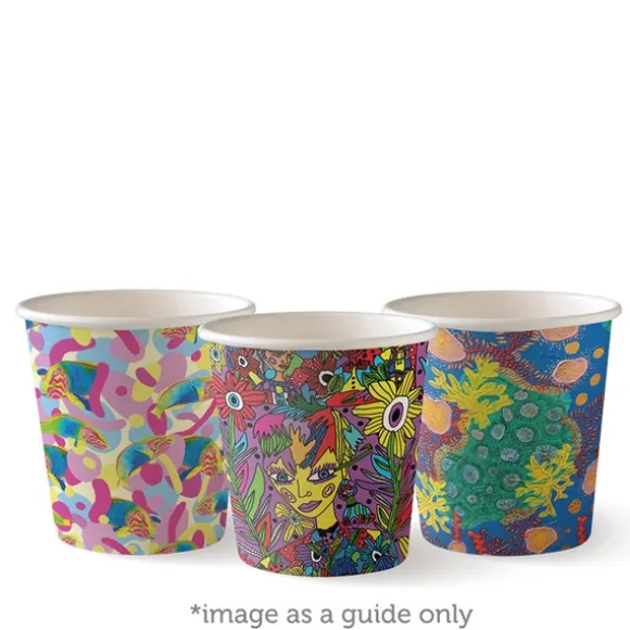 120ml / 4oz (63mm) Art Series Single Wall BioCup
