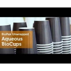 390ml / 12oz (90mm) Black Single Wall BioCup