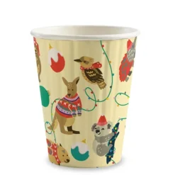 295ml / 8oz (80mm) Christmas Double Wall BioCup