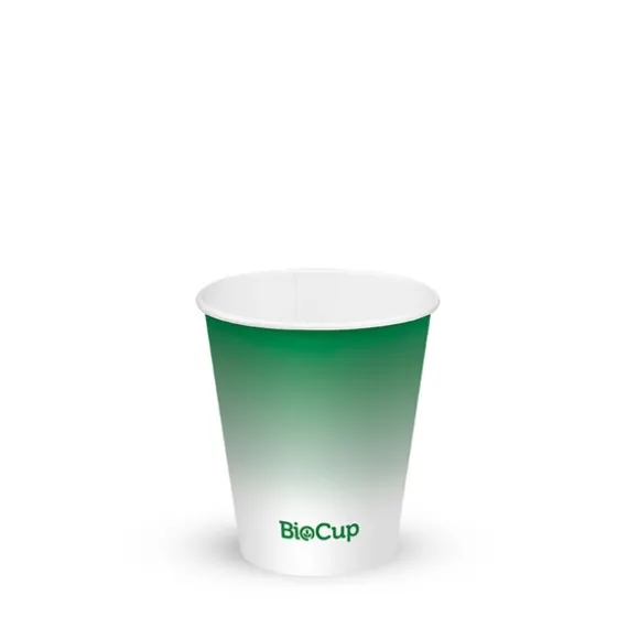 200ml / 6oz (80mm) Green Cold Paper BioCup