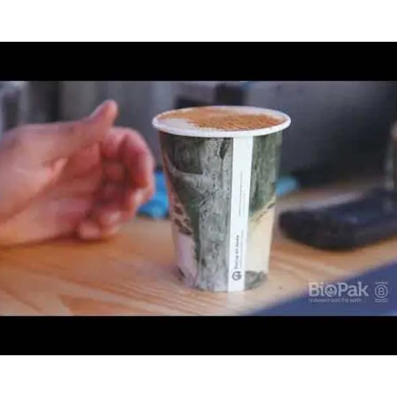 390ml / 12oz (90mm) Indigenous Art Single Wall BioCup