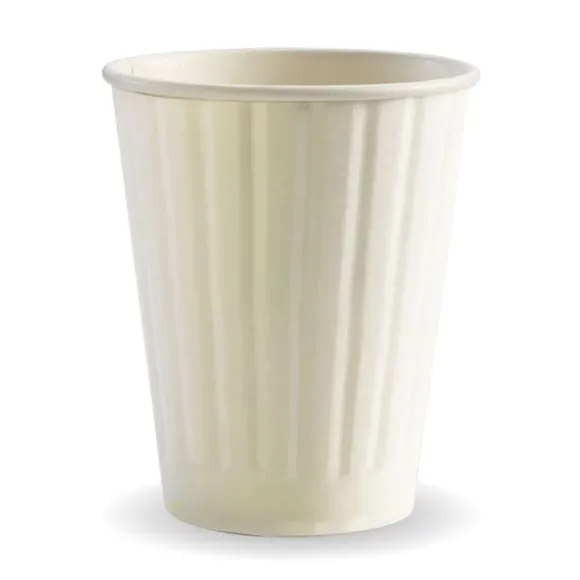 390ml / 12oz (90mm) White Double Wall BioCup
