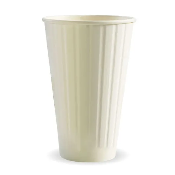 460ml / 16oz (90mm) White Double Wall BioCup