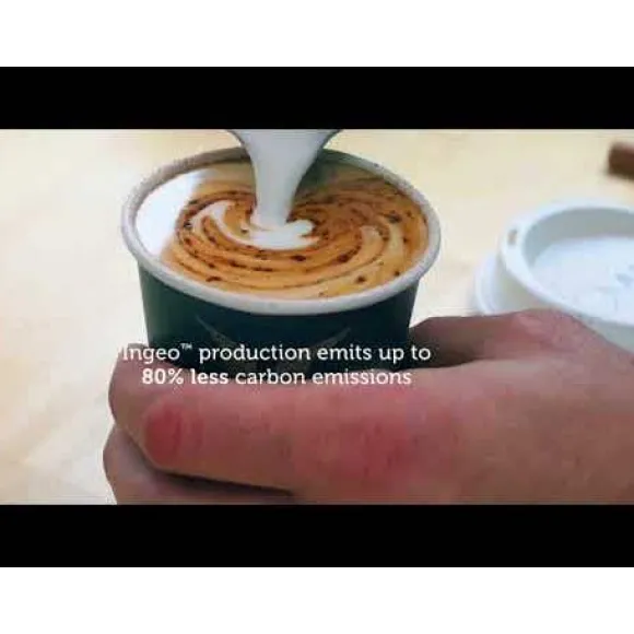 460ml / 16oz (90mm) White Double Wall BioCup