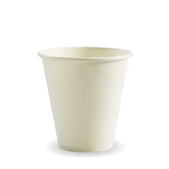 280ml / 8oz (90mm) White Single Wall BioCup