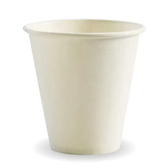 280ml / 8oz (90mm) White Single Wall BioCup