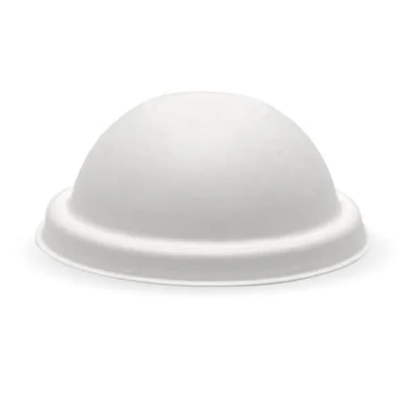 240ml / 8oz Plant Fibre Dome Ice Cream BioCup Lid