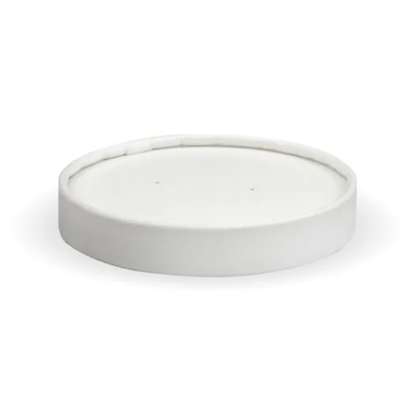 250ml / 8oz White Paper BioBowl Lid