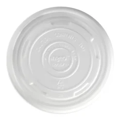 430-950ml / 12-32oz White PLA BioBowl Lid