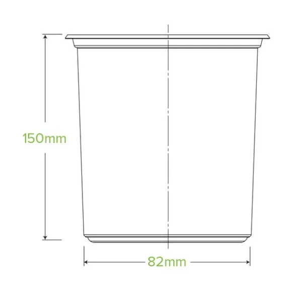 960ml Clear BioBowl