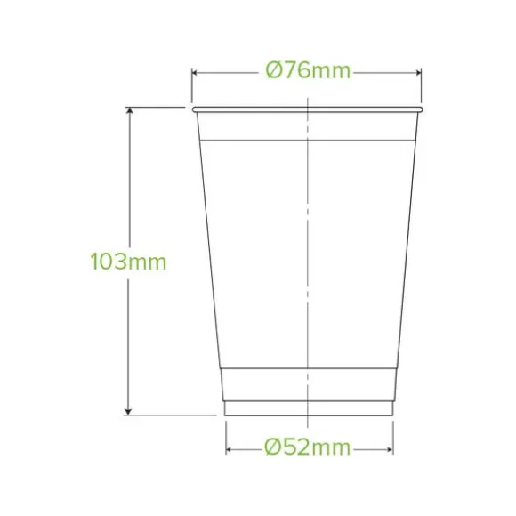280ml Clear BioCup