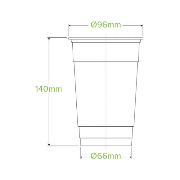 600ml Clear BioCup