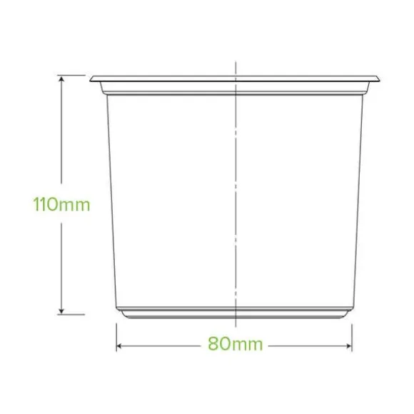 700ml Clear Unbranded BioBowl