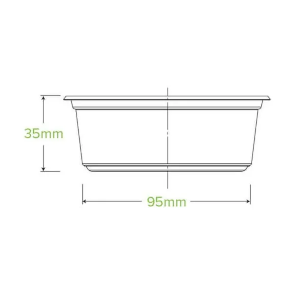 240ml Clear Unbranded BioBowl