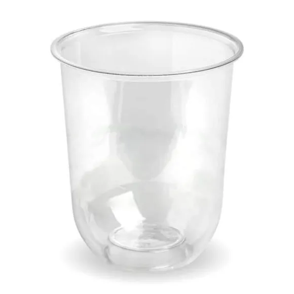 250ml Clear Unbranded Tumbler Biocup