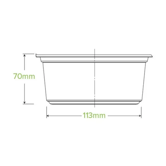 700ml Clear Wide BioBowl