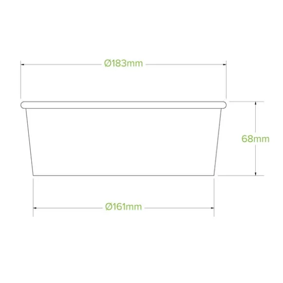 1,300ml Extra Large White BioBowl