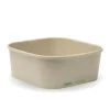 1,200ml Kraft BioBoard Square Takeaway Base