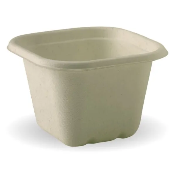 630ml Natural Plant Fibre Takeaway Base