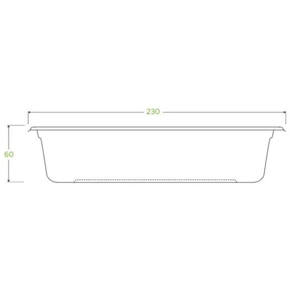 1,000ml Plant Fibre Tray