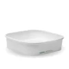 750ml White BioBoard Square Takeaway Base
