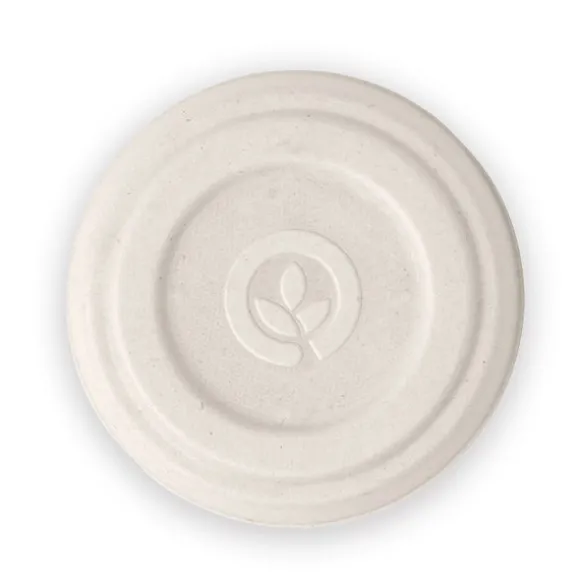 60ml White Plant Fibre Sauce BioCup Lid