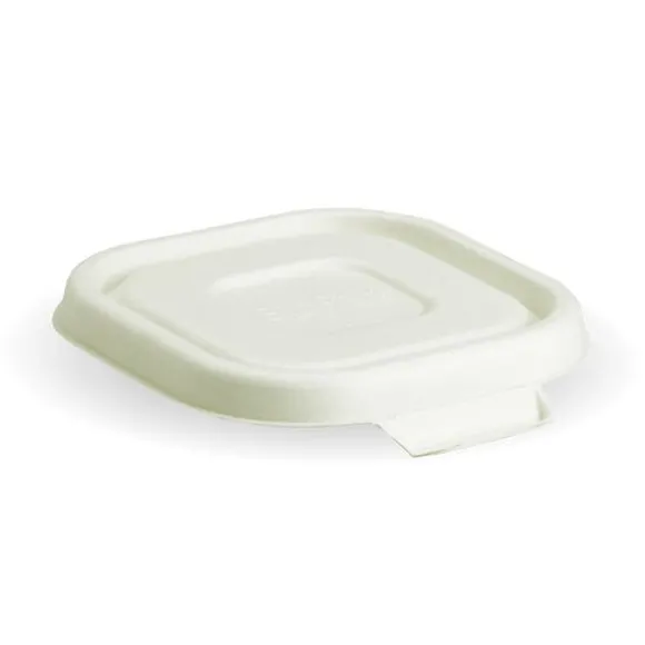 280-630ml White Plant Fibre Takeaway Lid