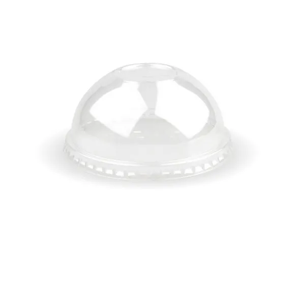 90mm Clear PET Dome Cold Paper BioCup Lid