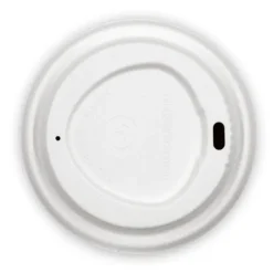 90mm Large White Plant Fibre BioCup Lid