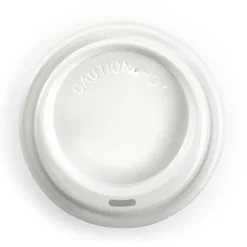 90mm Large White PS BioCup Lid