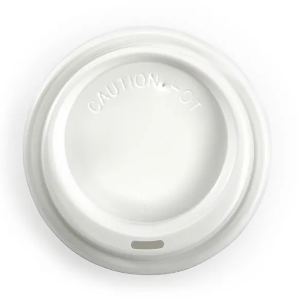 90mm Large White PS BioCup Lid
