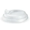 90mm Large White PS Sipper BioCup Lid