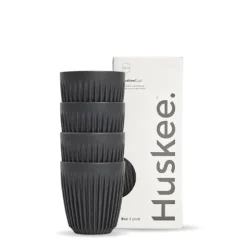 8oz Charcoal HuskeeCup Bulk (x48)